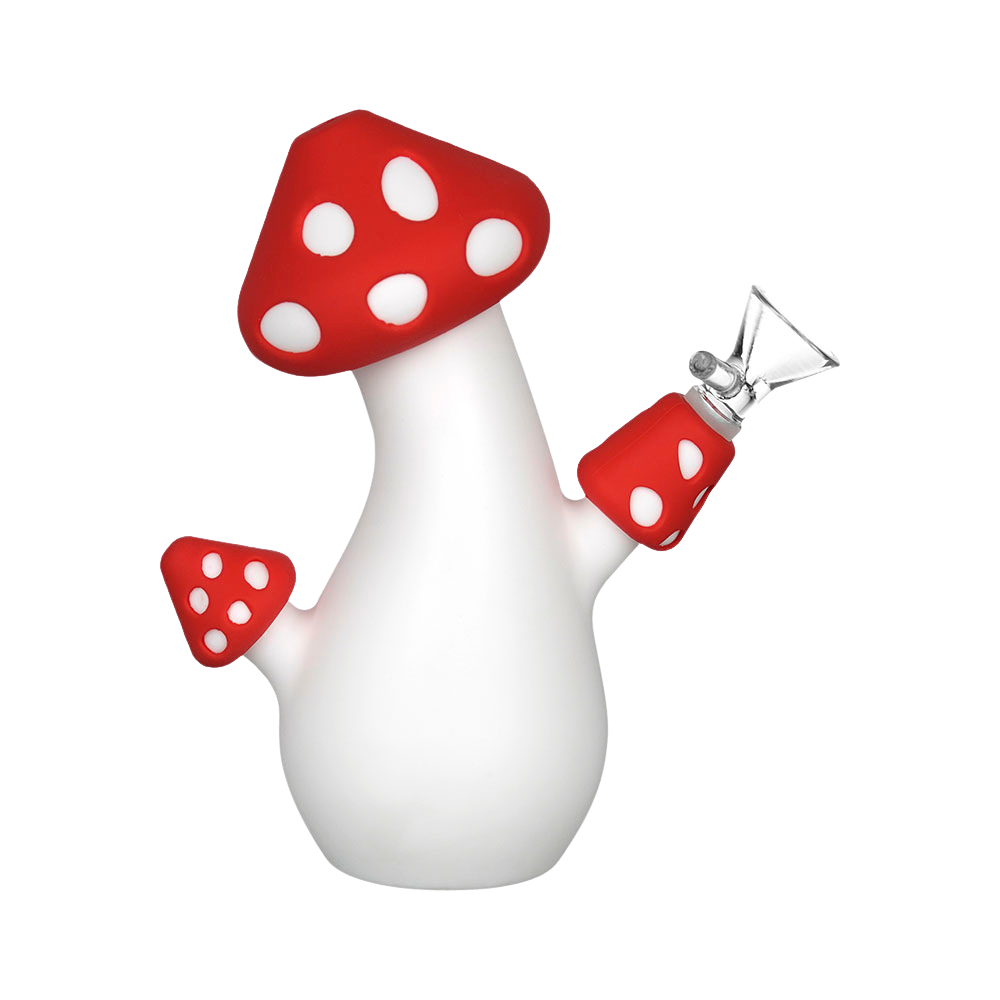 SeshGear Aware Amanita Silicone Bong | Side View