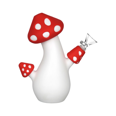 SeshGear Aware Amanita Silicone Bong | Side View
