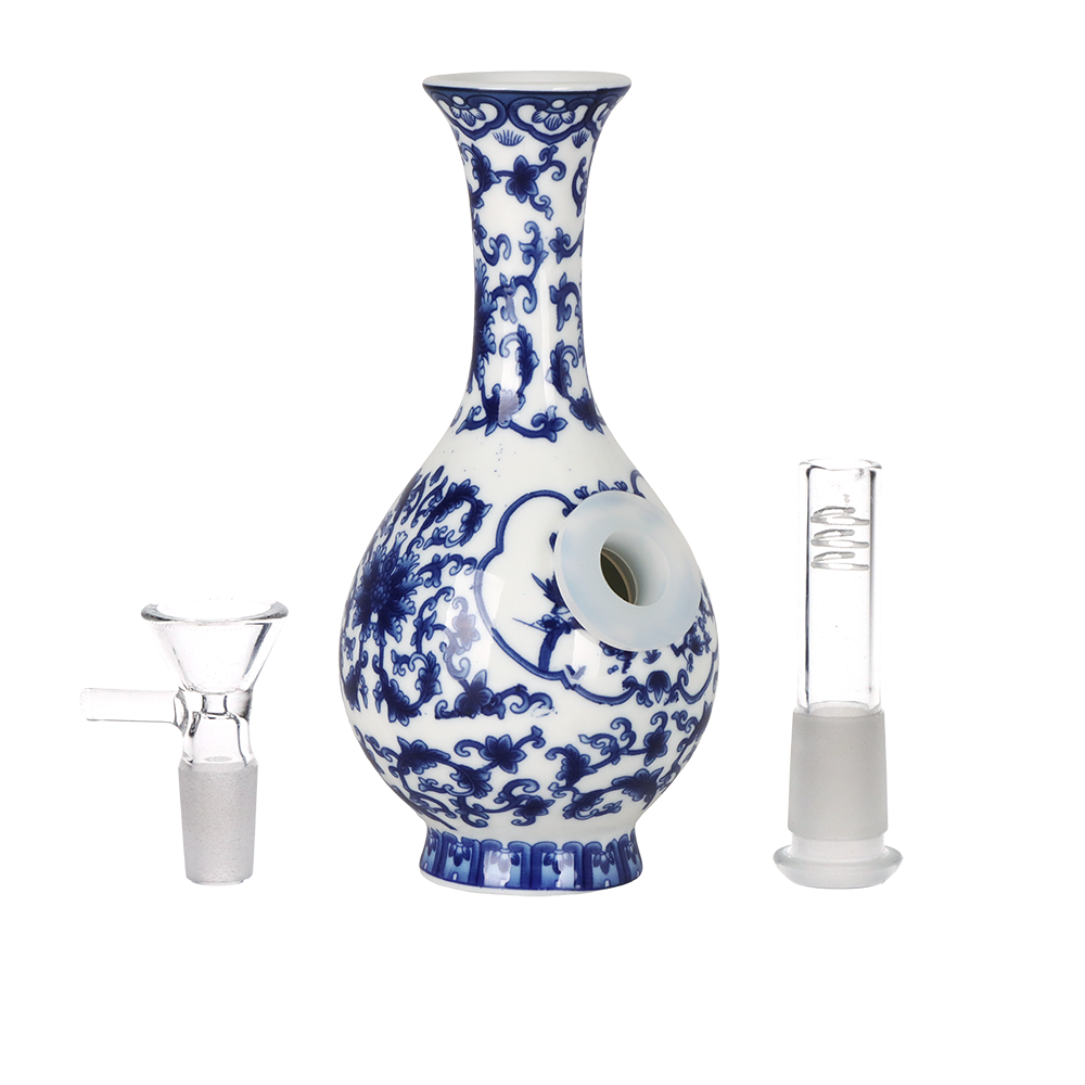 SeshGear Ceramic China Bubble Vase Bong | Pieces