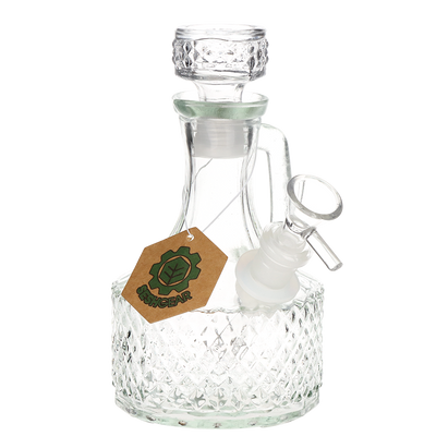 SeshGear Diamond Curio Vintage Decanter Bong | Front View