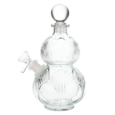 SeshGear Double Deco Vintage Decanter Bong | Side View