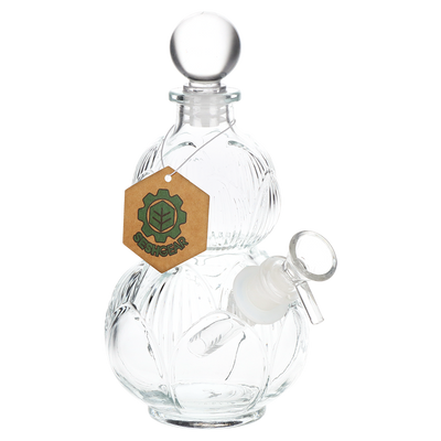 SeshGear Double Deco Vintage Decanter Bong | Front View