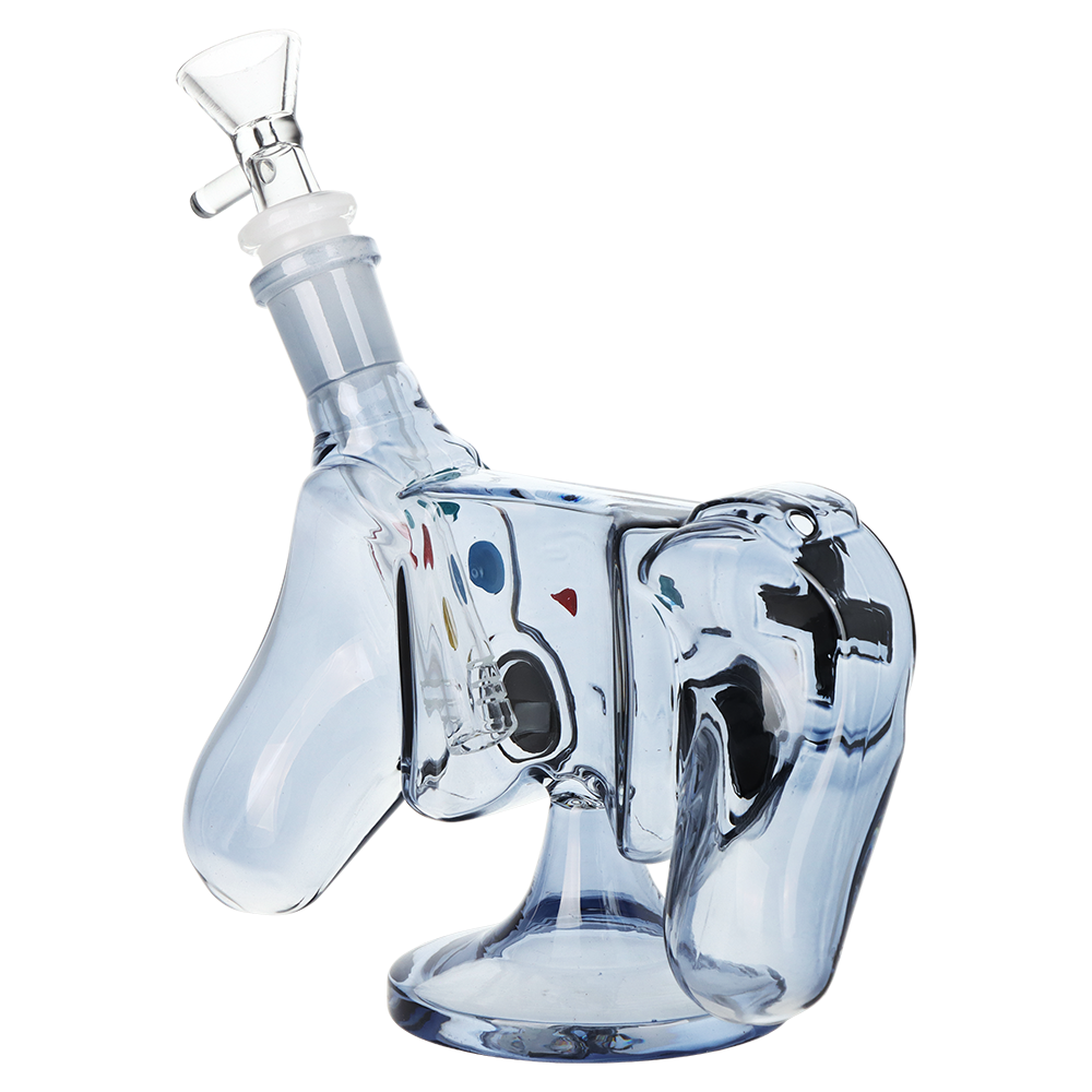 SeshGear Game Controller Bong | Back & Mouthpiece View