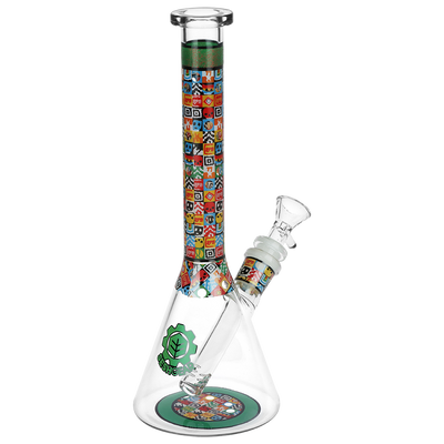 SeshGear Icon Blocks Beaker Bong | Back View