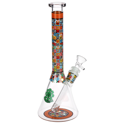 SeshGear Icon Blocks Beaker Bong | Back View