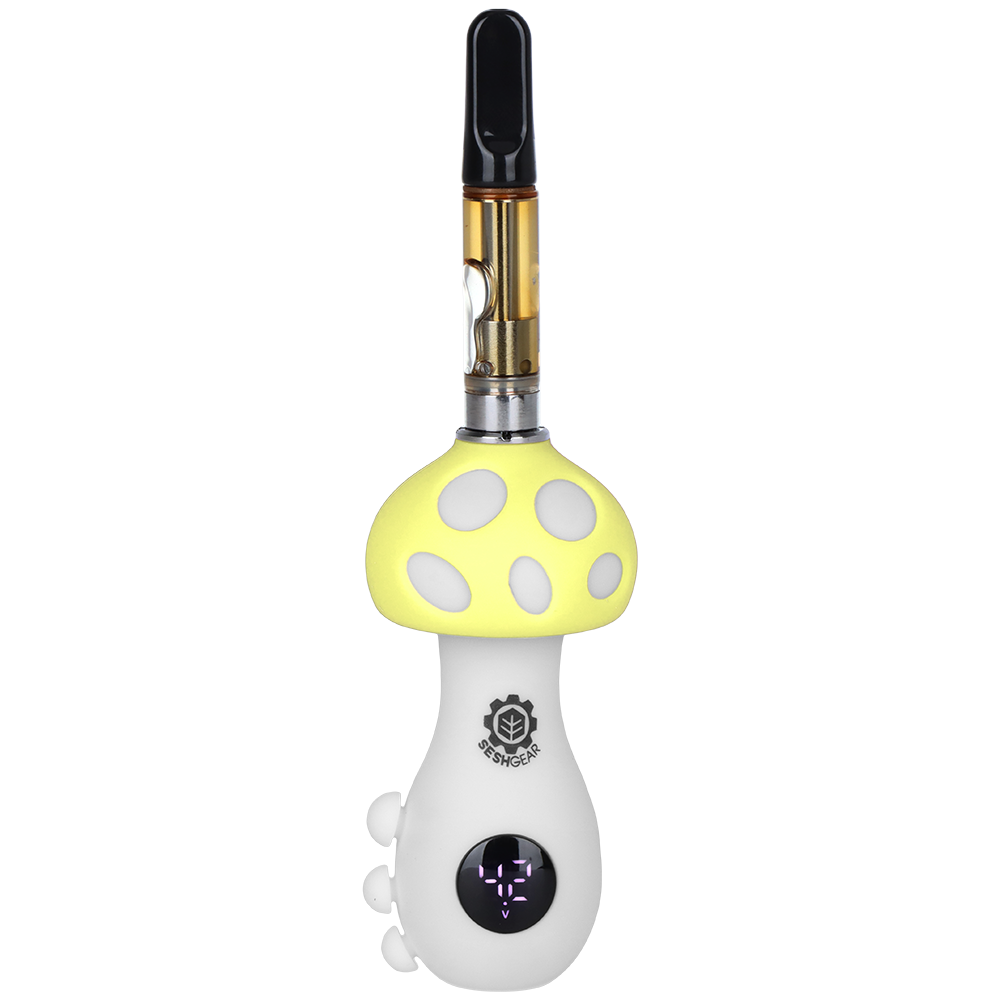 SeshGear Mushroom 510 Cartridge Battery | Cartridge View