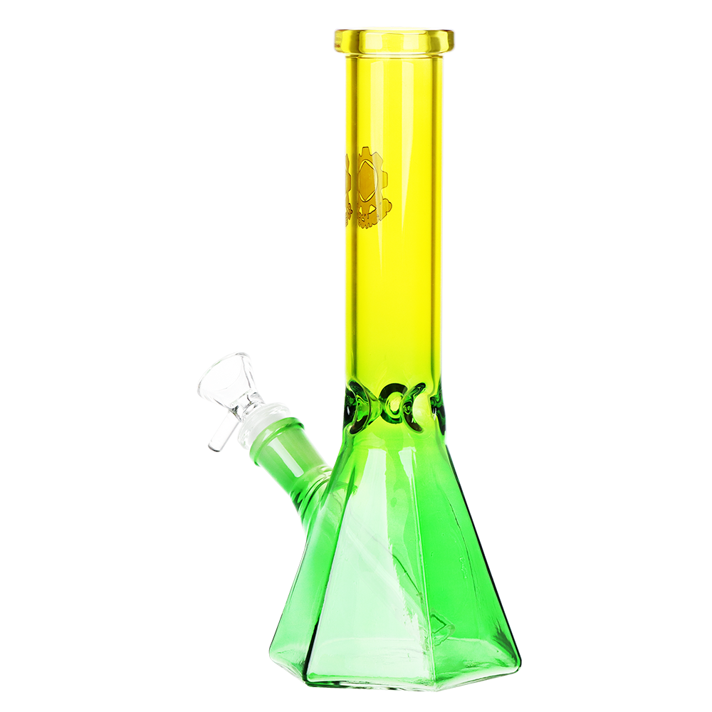 SeshGear Ombre Prismatic Beaker Bong | Back View