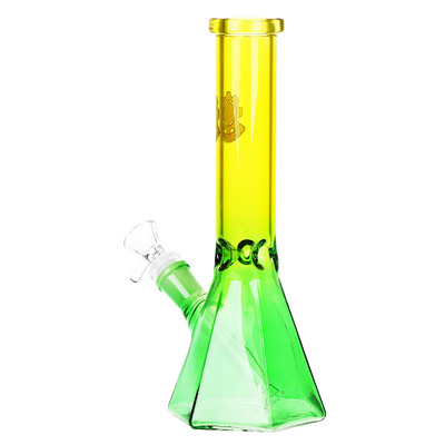 SeshGear Ombre Prismatic Beaker Bong | Back View