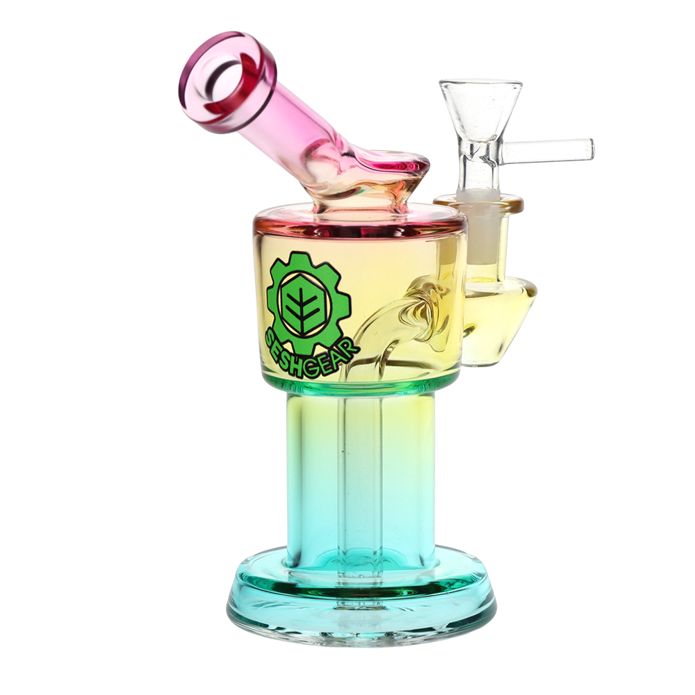 SeshGear Ombre Roboto Bong | Red Blue
