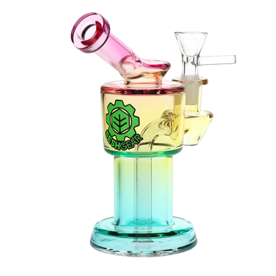 SeshGear Ombre Roboto Bong | Red Blue