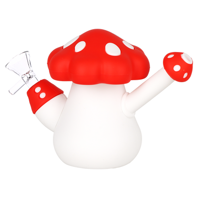SeshGear Spotted Shroom Silicone Bong | Back View