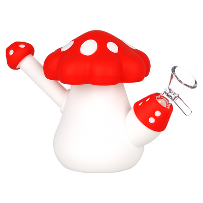 SeshGear Spotted Shroom Silicone Bong | Front View