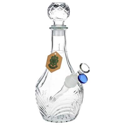 SeshGear High Stripe Vintage Decanter Bong | Blue