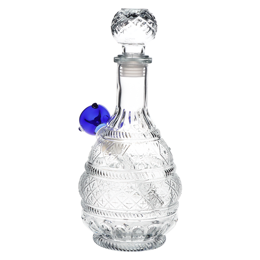 SeshGear Round Lotus Vintage Decanter Bong | Back View