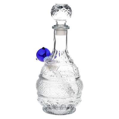 SeshGear Round Lotus Vintage Decanter Bong | Back View