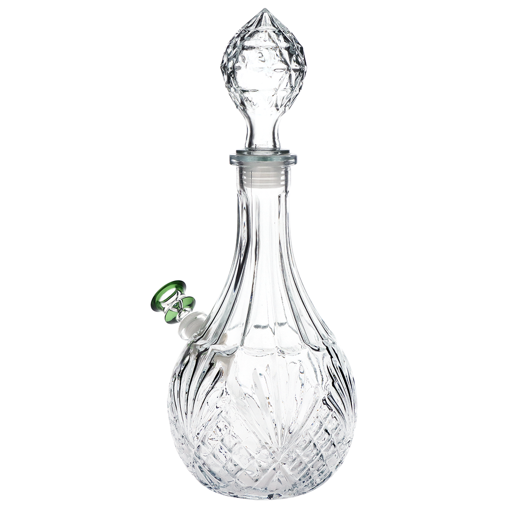 SeshGear Water Drop Vintage Decanter Bong | Back View