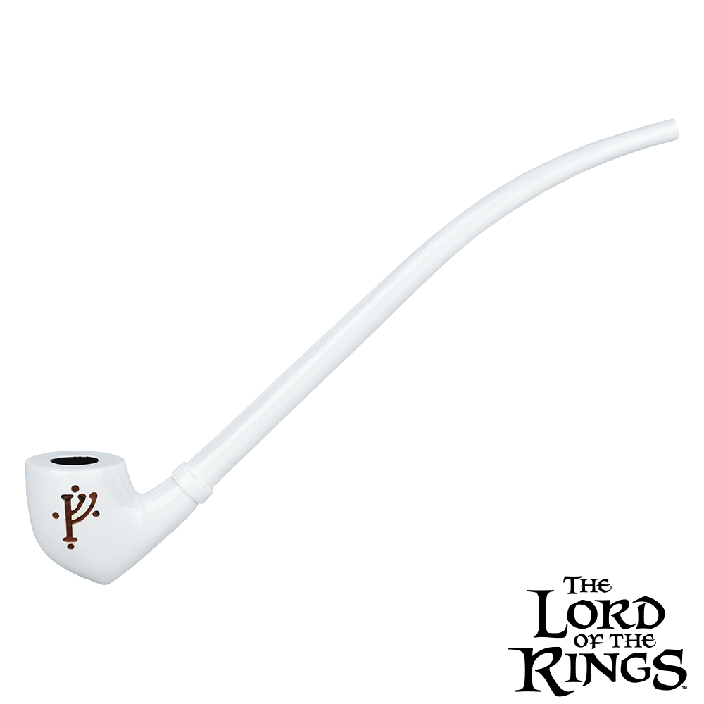 GANDALF THE WHITE™ Smoking Pipe | Shire Pipes™ x The Lord of the Rings™ | Side View