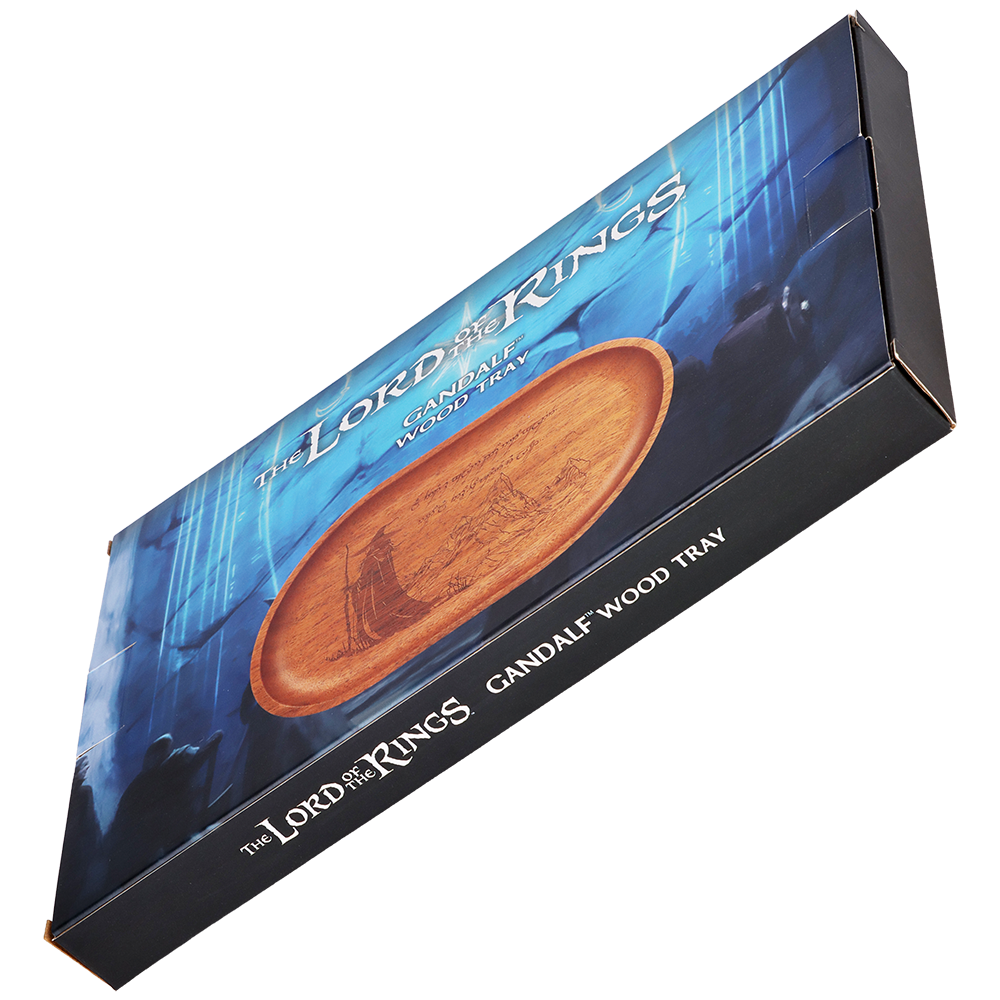 GANDALF™ Mahogany Wood Tray | Shire Pipes™ x The Lord of the Rings™ | Packaging