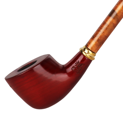 Shire Pipes Pot Churchwarden Smoking Pipe | The Craic | Close View of Bowl