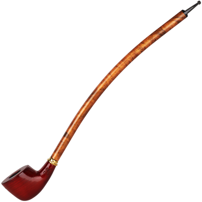Shire Pipes Pot Churchwarden Smoking Pipe | The Craic | Brown