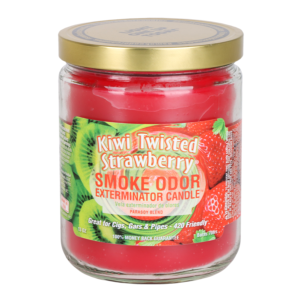 Smoke Odor Exterminator Candle | Kiwi Twisted Strawberry