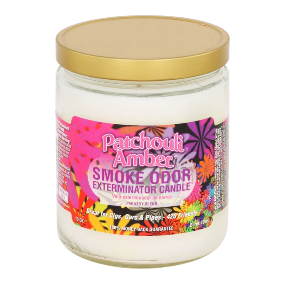 Smoke Odor Exterminator Candle | Patchouli Amber