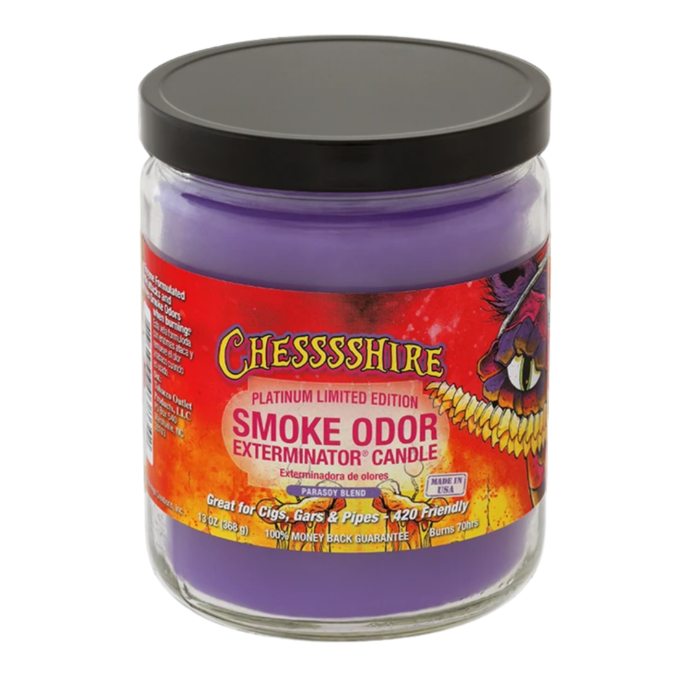 Sean Dietrich x Smoke Odor Exterminator Candle | Chesssshire | Front View