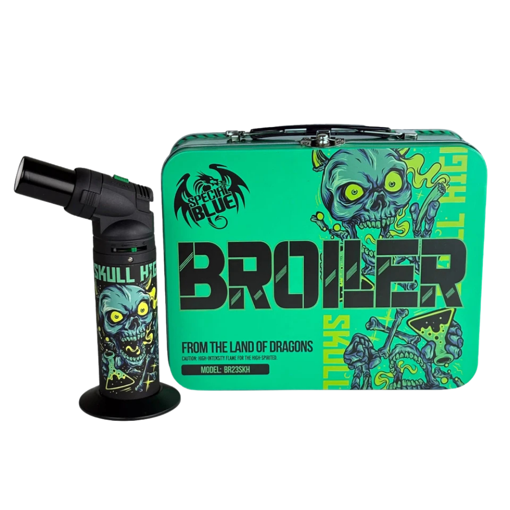Special Blue Broiler Torch Lighter | Skull High