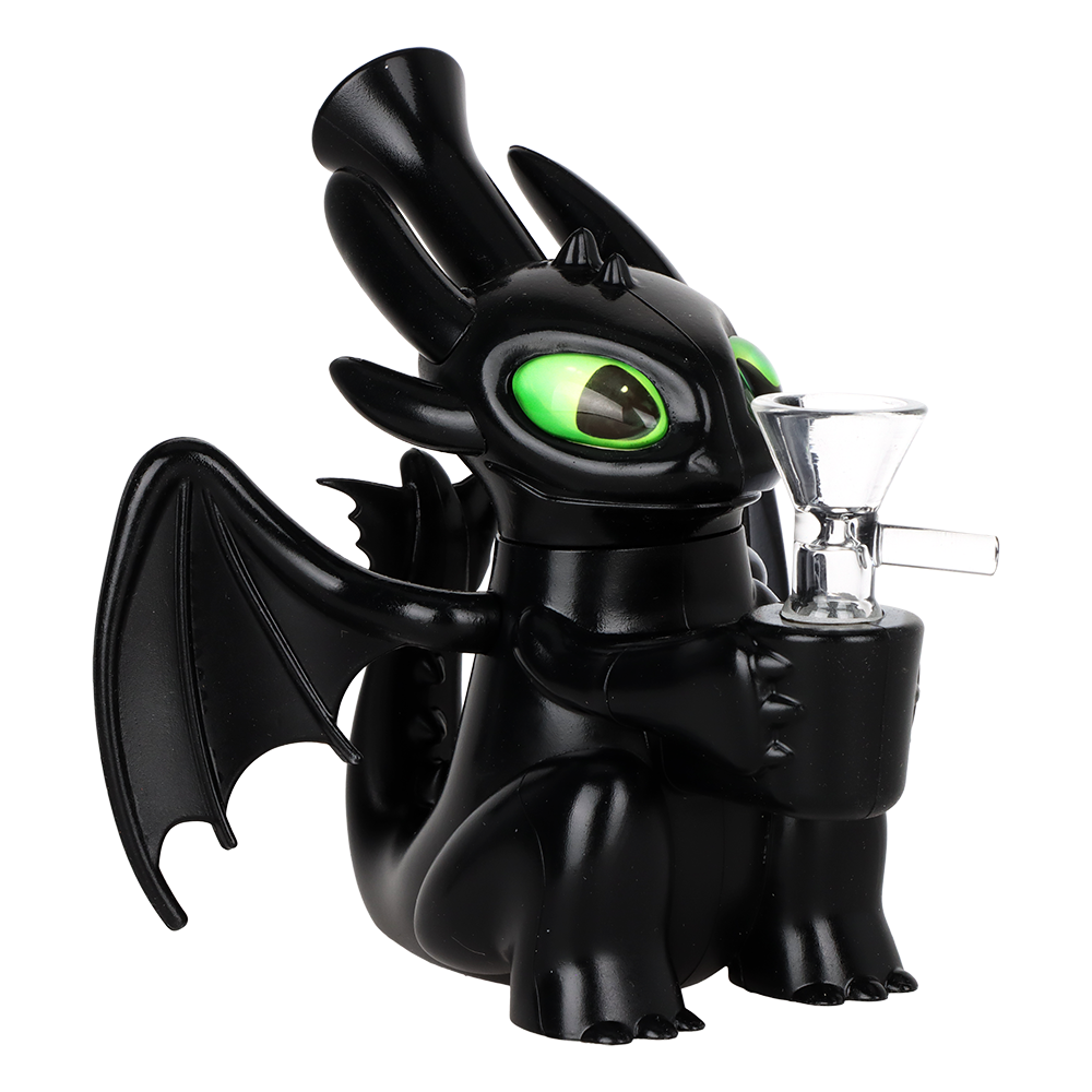 Teethless Dragon Bong | Side View