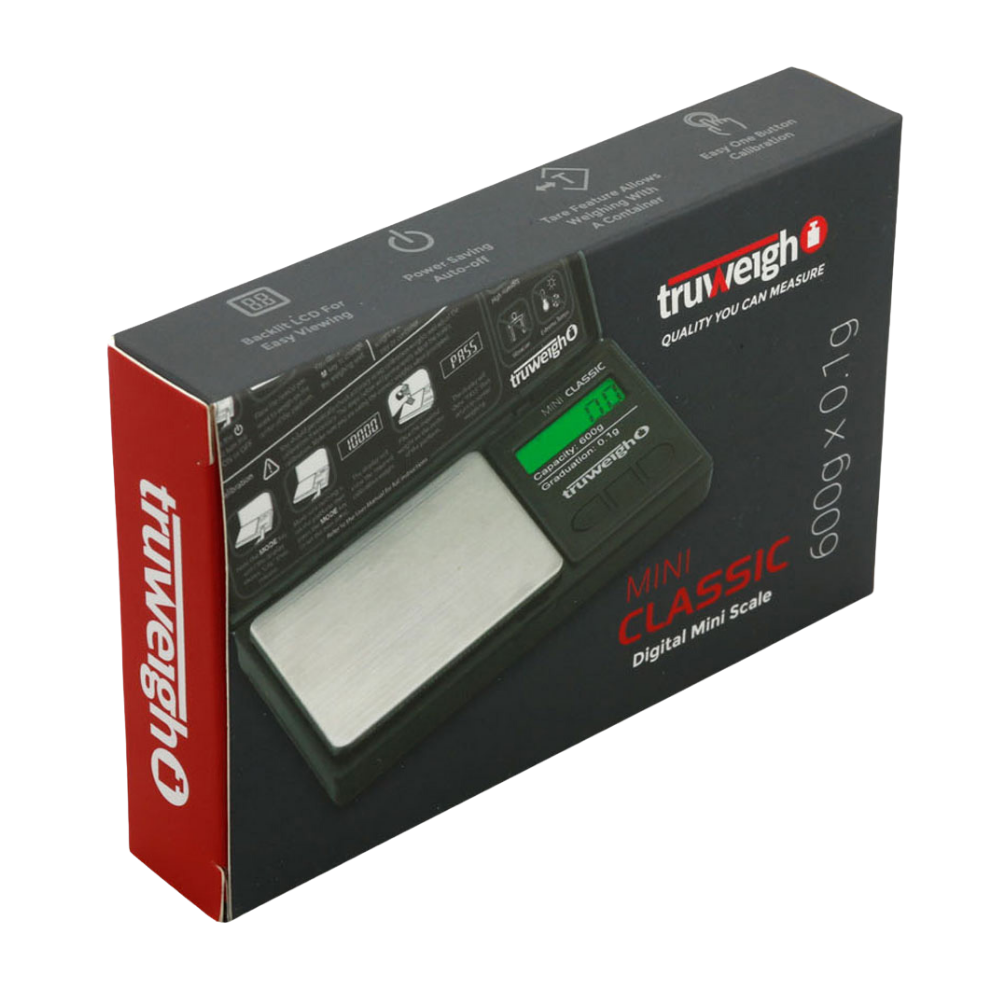 Truweigh Mini Classic Digital Mini Scale | Packaging