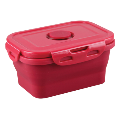 Truweigh Mini Crimson Collapsible Bowl Scale | Container with Lid