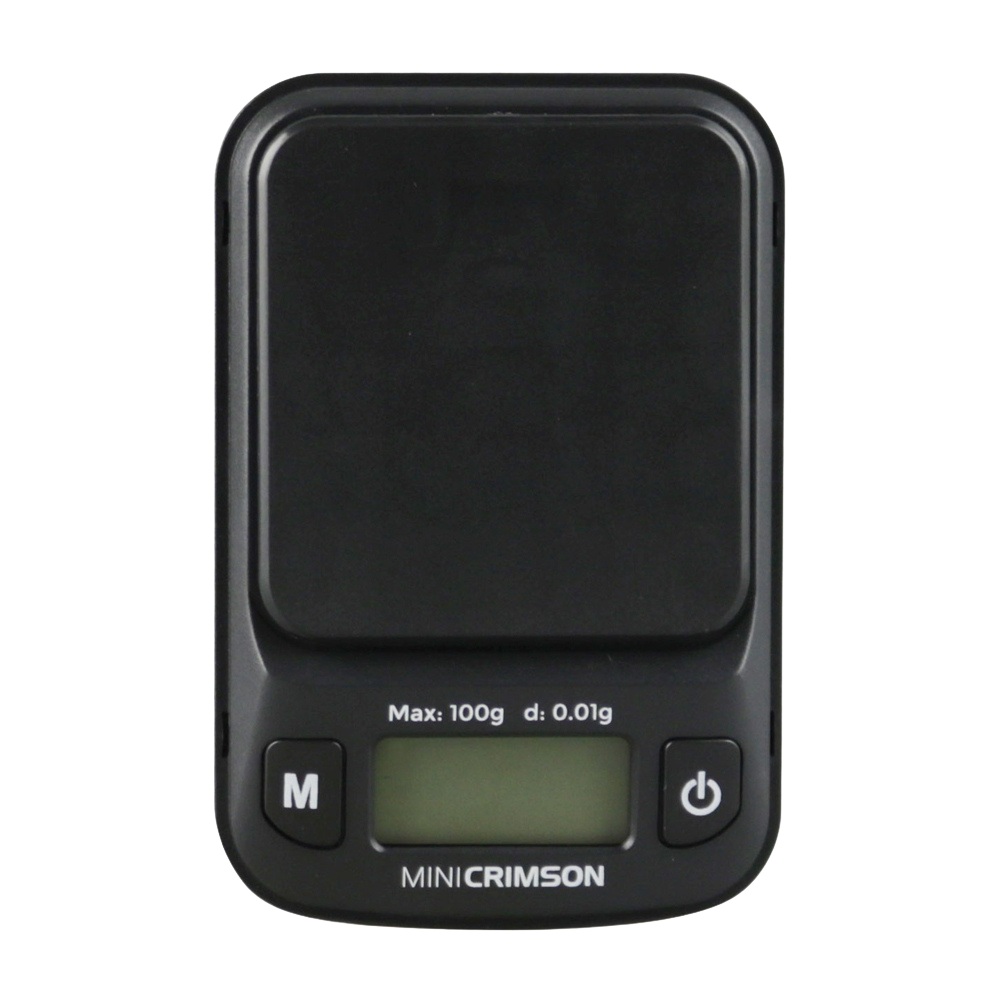 Truweigh Mini Crimson Collapsible Bowl Scale | Weigh Plate View