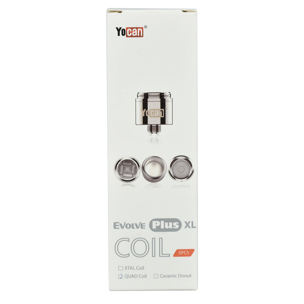 Yocan Evolve Plus XL Quad Quartz Coils | Packaging